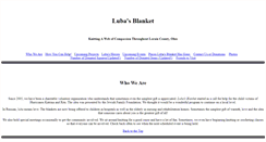 Desktop Screenshot of lubasblanket.org